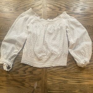 Melrose and market White Off-Shoulder Blouse